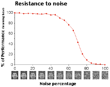 Face detection under noise